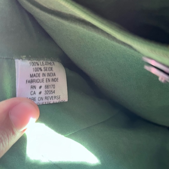 Y2K Urban Outfitters green suede purse - Picture 6 of 7